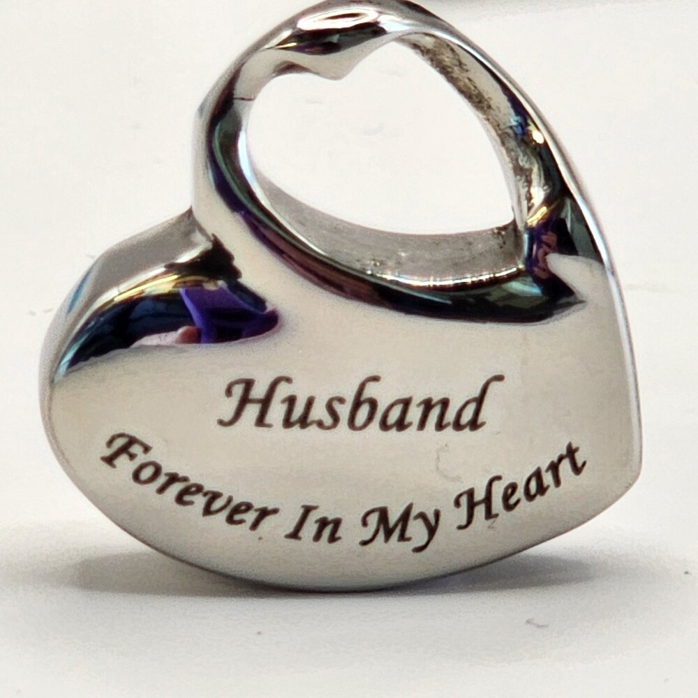 Abooxiu Silver Heart Pendant Bracelet with Screwdriver and Chain